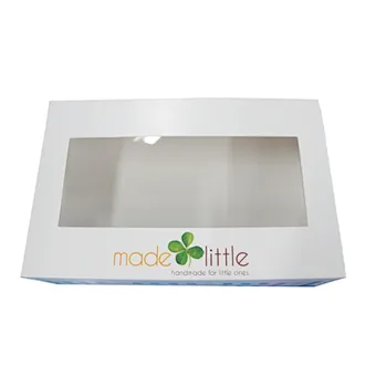Custom paper box for Mini cake recyclable cake paper box Cupcake Boxes with Clear Window